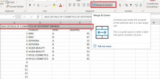How To Merge And Unmerge Cells In MS Excel? merge and unmerge cells