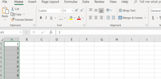 How To Create A Serial Number Column In MS Excel Sheet Without Individually Typing The Numbers?