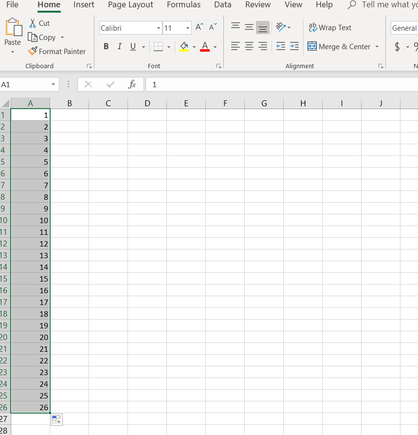 How To Create A Serial Number Column In MS Excel Sheet Without ...