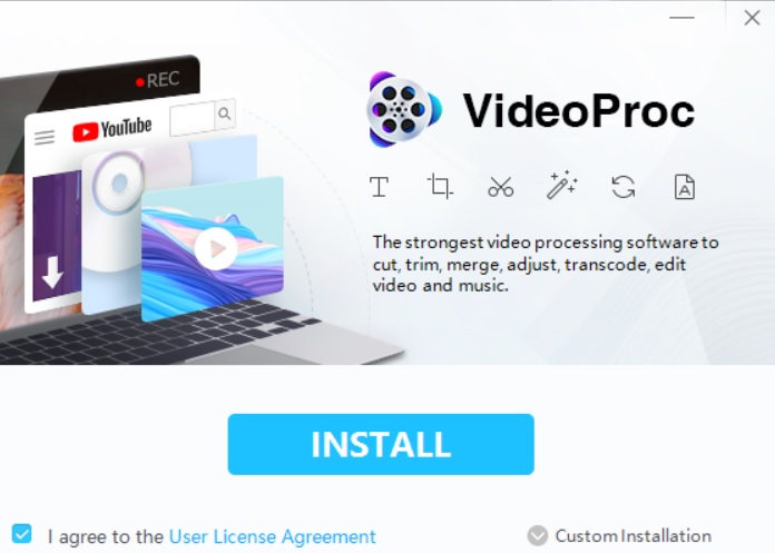 videoproc installation