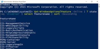 How To Generate A List Of Disabled Features In Windows? disabledfeatr