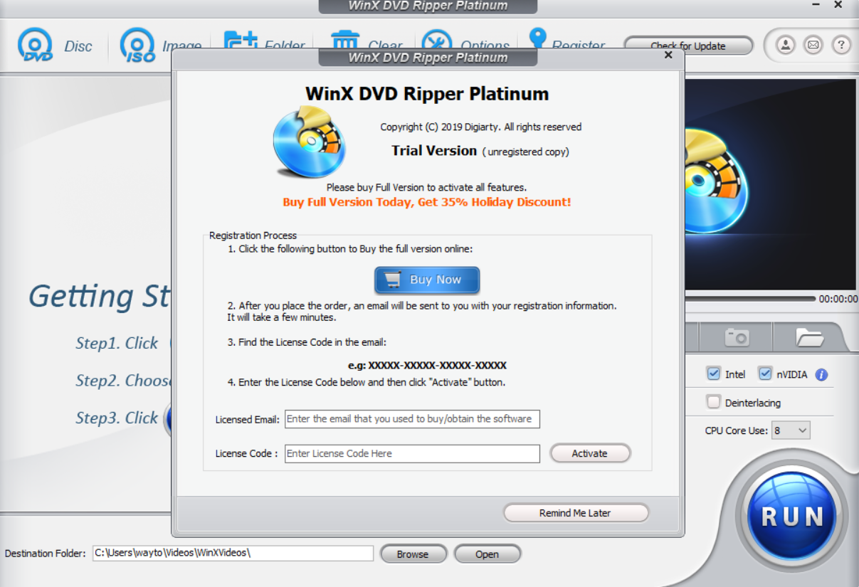 winx dvd ripper stops early