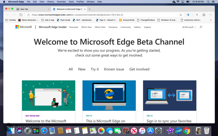 is microsoft edge for mac