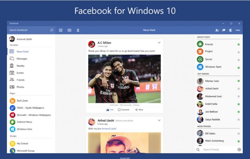Facebook Windows 10 App To Shut Down In February 2020
