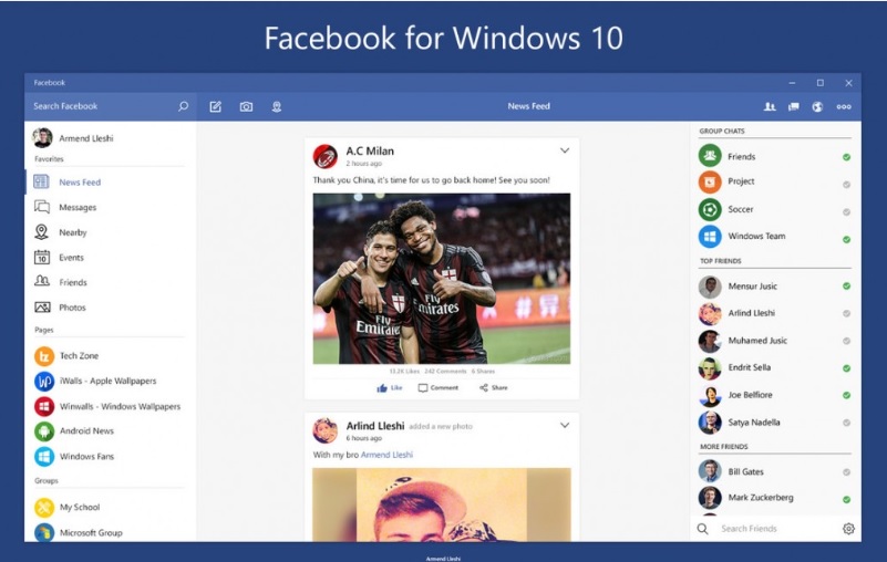 download facebook on windows 10