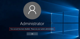 How To Deal With “Your account has been disabled” Warning After Exiting Audit Mode On Windows 10? Your account has been disabled Warning After Exiting Audit Mode On Windows 1o