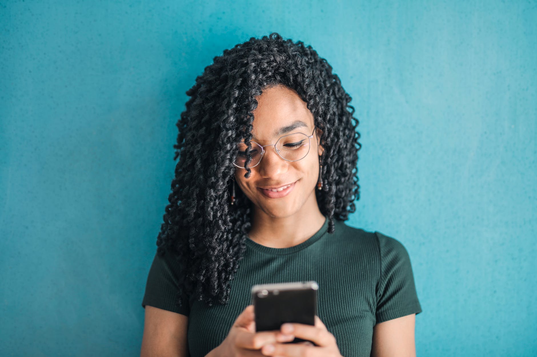 child using phone