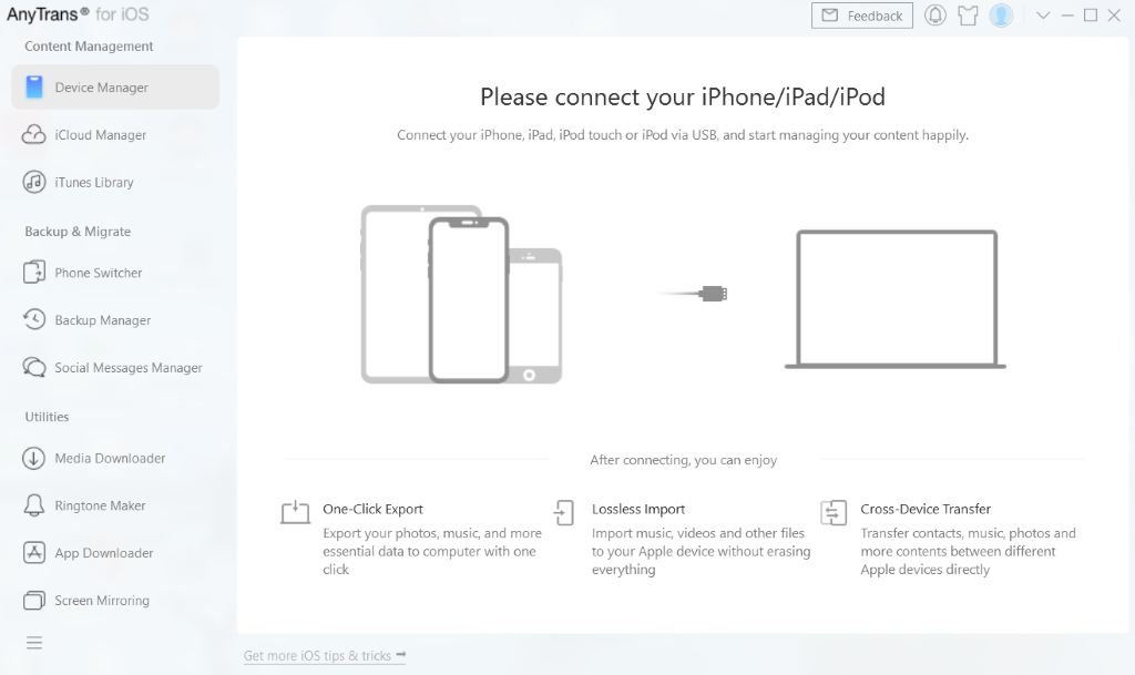 Transfer Photos From iOS To PC Seamlessly Using AnyTrans Application 