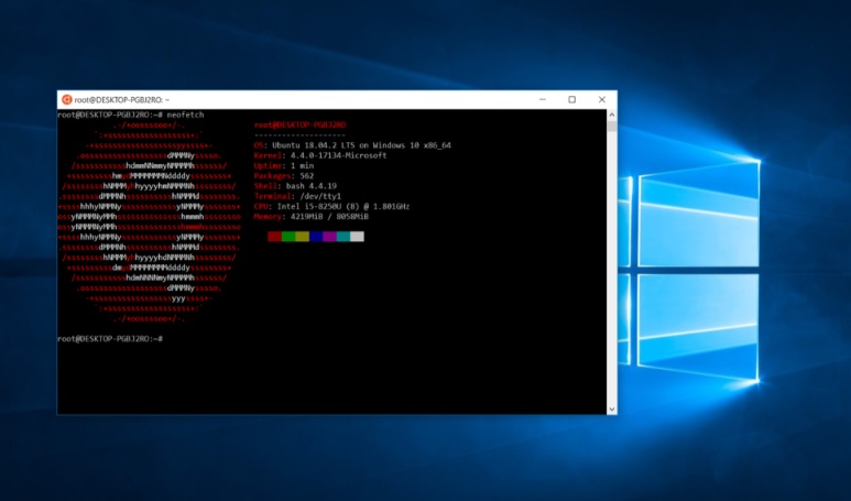 Удалить debian windows wsl