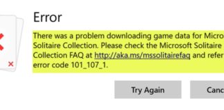How To Fix Microsoft Solitaire Collection Error 101_107_1 On Windows 10? microsoft-solitare-error