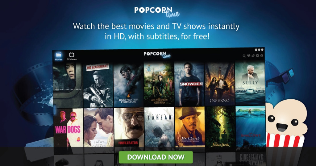 latest version of popcorn time for windows 10