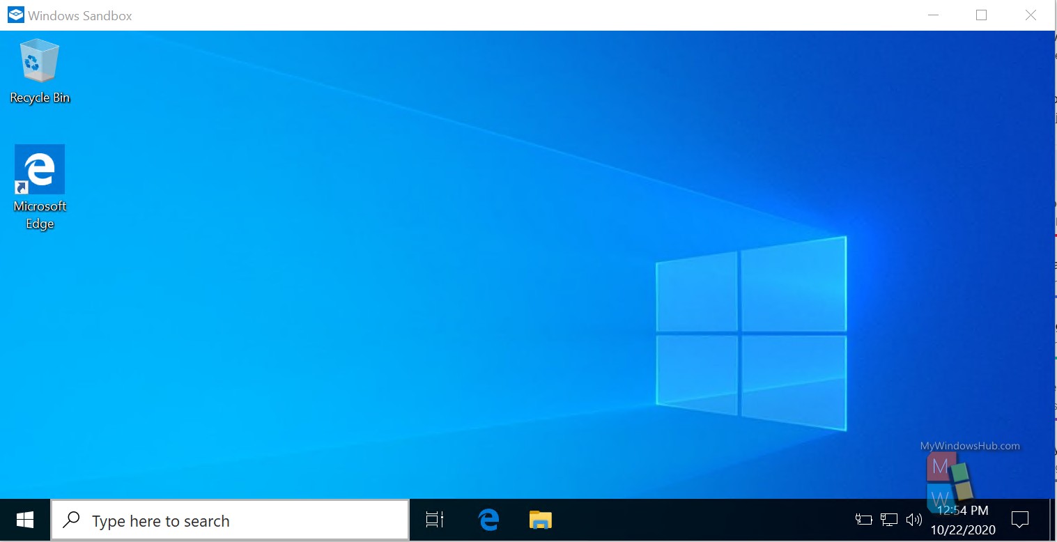 Enable Windows Sandbox In Win 10 Pro And Enterprise