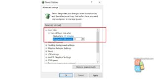 How To Change “Turn Off Hard Disk After Idle” In Windows 10? How To Change "Turn Off Hard Disk After Idle" In Windows 10