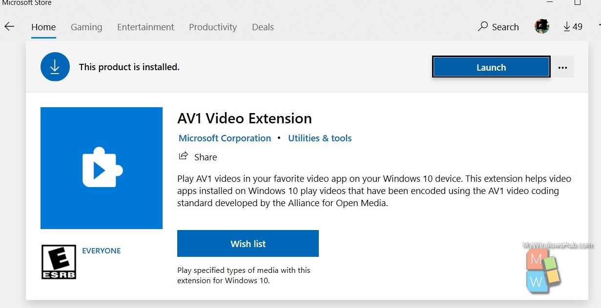 How To Add AV1 Codec Support To Windows 10?