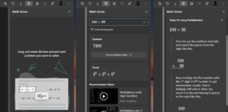 Microsoft Testing Math Solver Feature On Edge Canary math solve