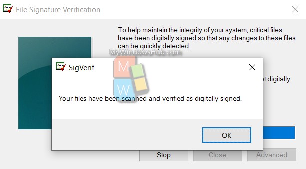 How To Check If System Files And Drivers Are Digitally Signed In Windows 10