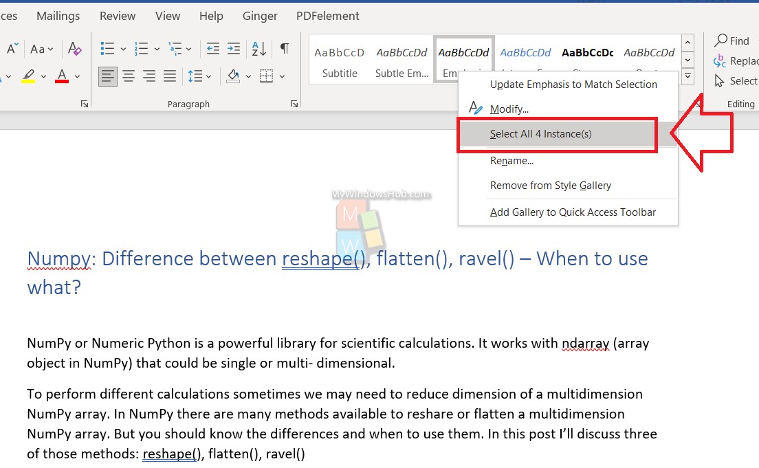 How To Delete Multiple Paragraphs In MS Word