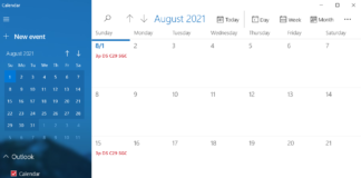 How To Turn On/Turn Off Week Numbers On Calendar App In Windows 10? calendar
