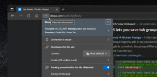Microsoft May Change The HTTPS Lock Icon Of The Edge address To Down Arrow Icon lock icon edge