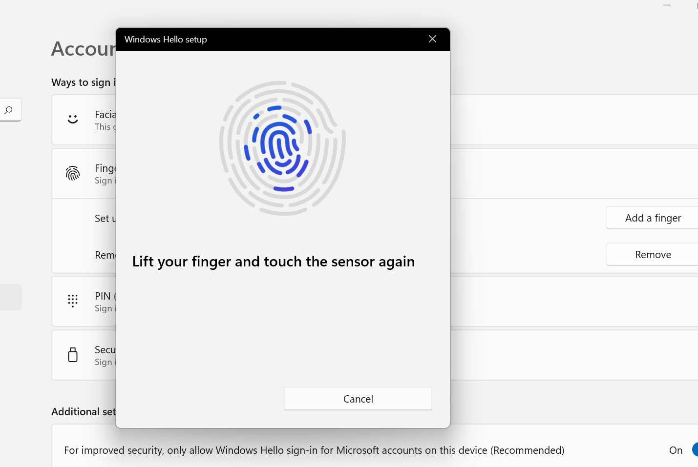 How To Set Up Fingerprint Recognition In Windows 11?