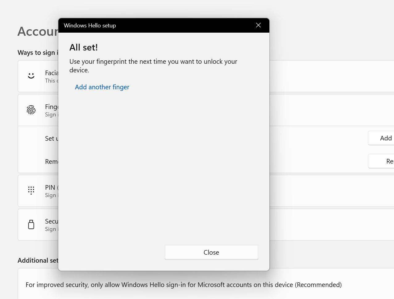 How To Set Up Fingerprint Recognition In Windows 11?