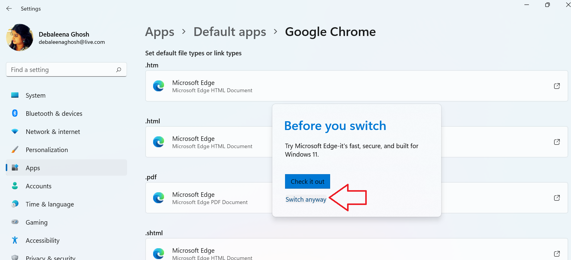 How To Change Your Default Browser In Windows 11?