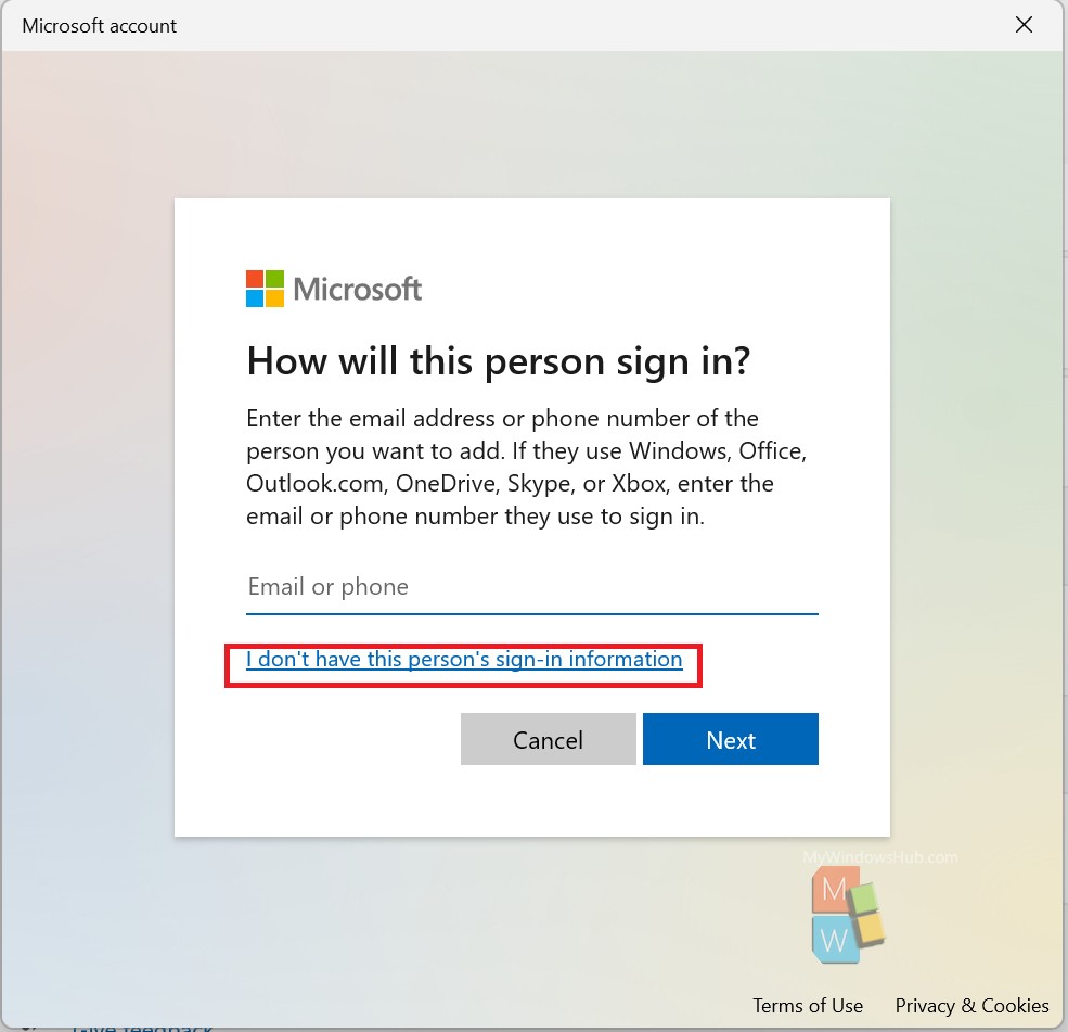 microsoft windows 11 local account 