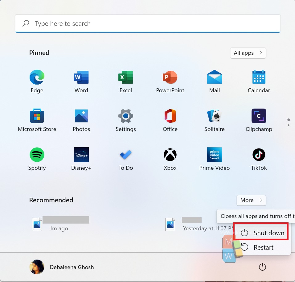 How To Shutdown Your Windows 11 PC?