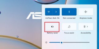 How To Turn On/Off Battery Saver In Windows 11? Battery saver works only when your Windows 11 PC is running on battery. When connected to power, it will be automatically turned off. It will turn back on, when on battery.