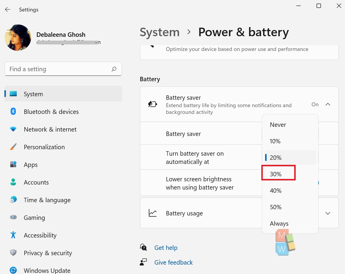 How To Turn On/Off Battery Saver In Windows 11?