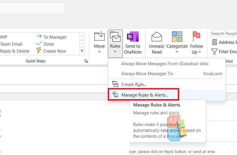 How To Turn Off/ Disable Rules For Microsoft Outlook