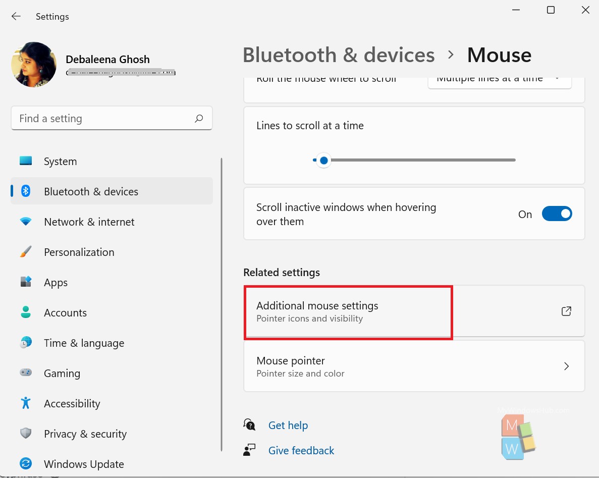 Mouse Settings Windows 11
