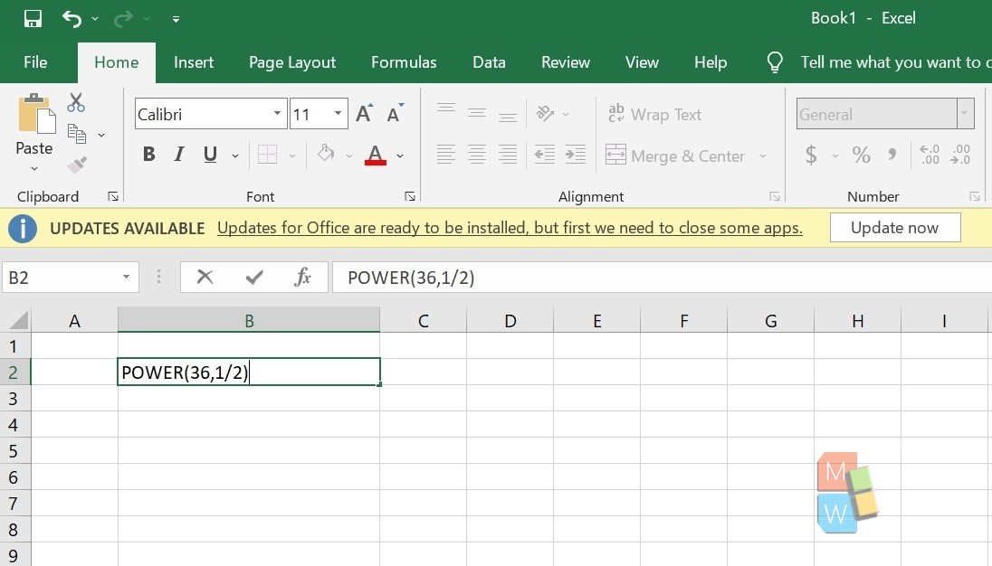 How To Calculate Square Root In Microsoft Excel